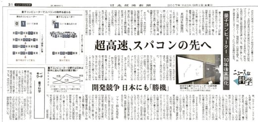 量子コンピューター「１０年後実用化」超高速、スパコンの先へ　開発競争日本にも「勝機」